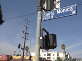 Orange South of Santa Monica Blvd.