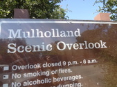 Mulholland Scenic Overlook
