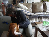Harry with Kathy & Noah