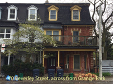 G 70 Beverley Street, across from Grange