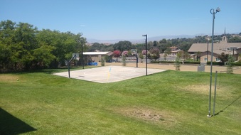 Ext. Basketball court