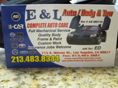 E & L Auto Body
