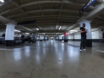 Parking Garage Door/Card Reader