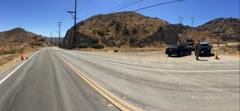 Roadside bathroom break