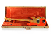 1988 Fender 57RI P Bass Fiesta Red 2252