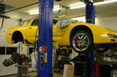 2002 Mil Yellow Z06 Vette