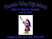 FVHS Reunion Slide Show Pictures
