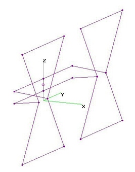 Horiz-Stack UHF Hourglass-Loop - NO Refl