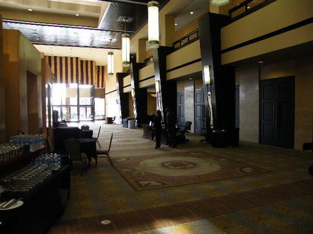 PACIFIC PALMS - FOYER OUTSIDE LARGE BALL