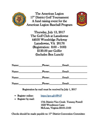 Golf Tournament