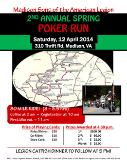 Madison Poker Run