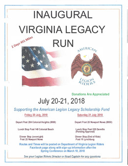 Dept of Virginia American Legion Riders