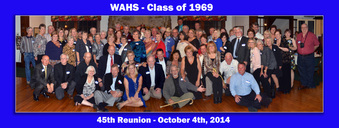 WAHS Class of '69 - 45th Reunion