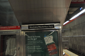 WESTLAKE/MACARTHUR PARK STOP