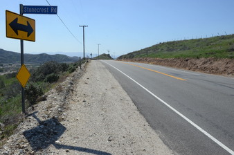 Soledad Cyn. Rd. N. of Stonecrest -CC