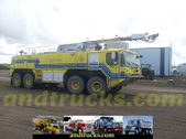 aircraft rescue fire fighter truck used 