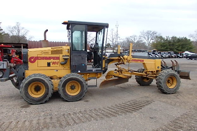 Motor Grader 2008 Champion C80C 11ft Board w Ripper Front Blade 2018 hours 110hp