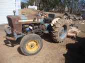 Ford Farm Tractor mw Brush Hog