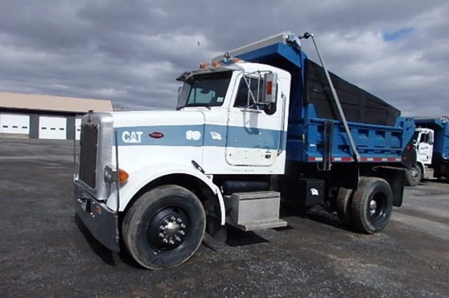 Peterbilt 378 single axle dump truck