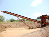 Hydraulic 62 foot Material Stacker
