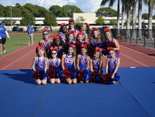 Cheer at Seffner JV Game