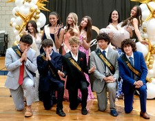 Hoco Court Pre-Game in the Gym
