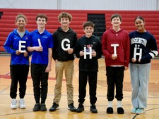 8th Grade Chapel Rehearsal