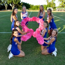 Middle School Cheerleaders