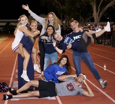 Fall Sports Seniors at SPC FB Game