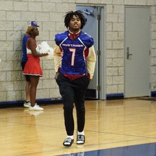 Pep Rally Football Into