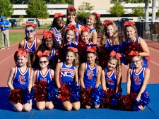 Cheer at Seffner JV Game