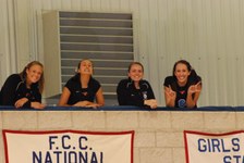 NCS Varsity VB before IRCS game
