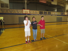 8th Grade Chapel Rehearsal