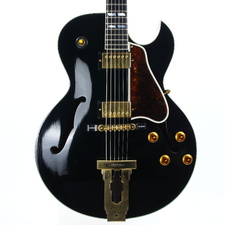 1998 Gibson Custom L-4CES Ebony Black