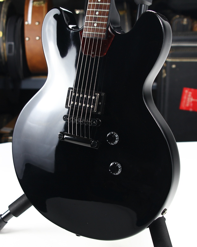 2013 Gibson Memphis ES-335 Studio Stoptail - Ebony Black - Tom Delonge –  Kansas City Vintage Guitars