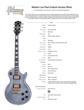 2017 Gibson Axcess Rhino Gloss