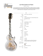 2018 Gibson Ice Flame #1