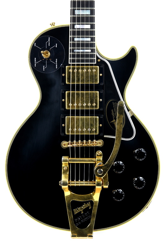 Gibson jimmy page les deals paul custom black beauty