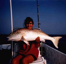 Loretta Red fishing