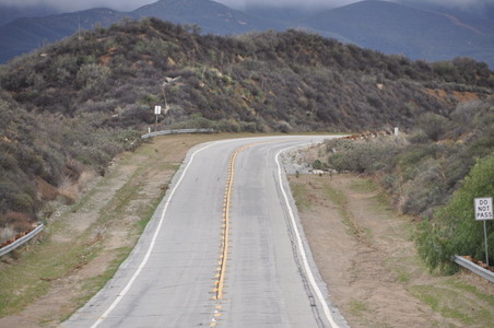 Lake Hughes road