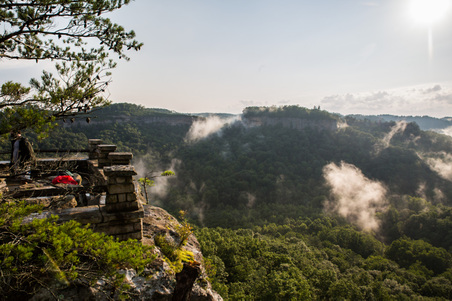 Chimney Top Rock Overlook