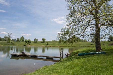Lake and a small pond