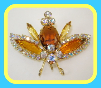 D&E Rhinestone Insect Antenna