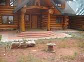Our New Mexico log home.