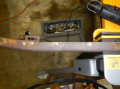 VC1 top bow header dent repair