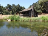 COVERED BRIDGE & LAKE CABIN