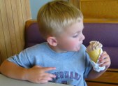 Little boys & ice cream