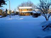Snowy day in December