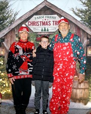 2025 Santa Visits Chebanse, Winter Scene