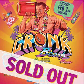 GRONK'S BEACH PARTY / SUPERBOWL